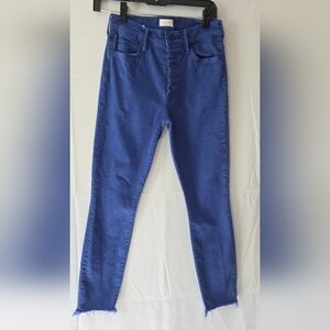 MOTHER The Stunner Ankle Fray Color Play Date Size 26